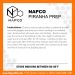 NAPCO PIRANHA PREP Label
Instructions:  Chemical resistant gloves (latex or polyvinyl alcohol) and safety googles should be worn when handling in a ventilated area.  Avoid contact with eyes, skin, and clothing.  Brush or spread over the surface of the ba