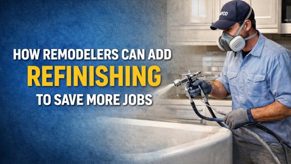 Don’t Lose the Job: How Home Remodelers Can Add Refinishing as a Profitable Service Option