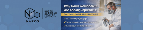 How Remodelers Are Using Refinishing to Stay Competitive in a Soft Market