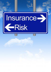 Insurance or risk dilemma on road sign