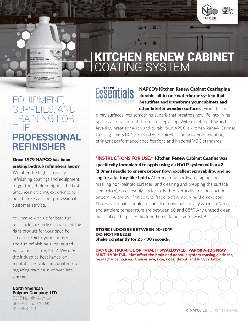 Cabinet Satin Clear Coating Cabinet Satin Clear Coating