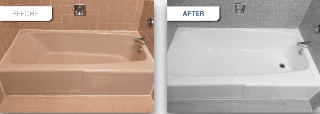 NAPCO Bathroom refinishing Before And After 
