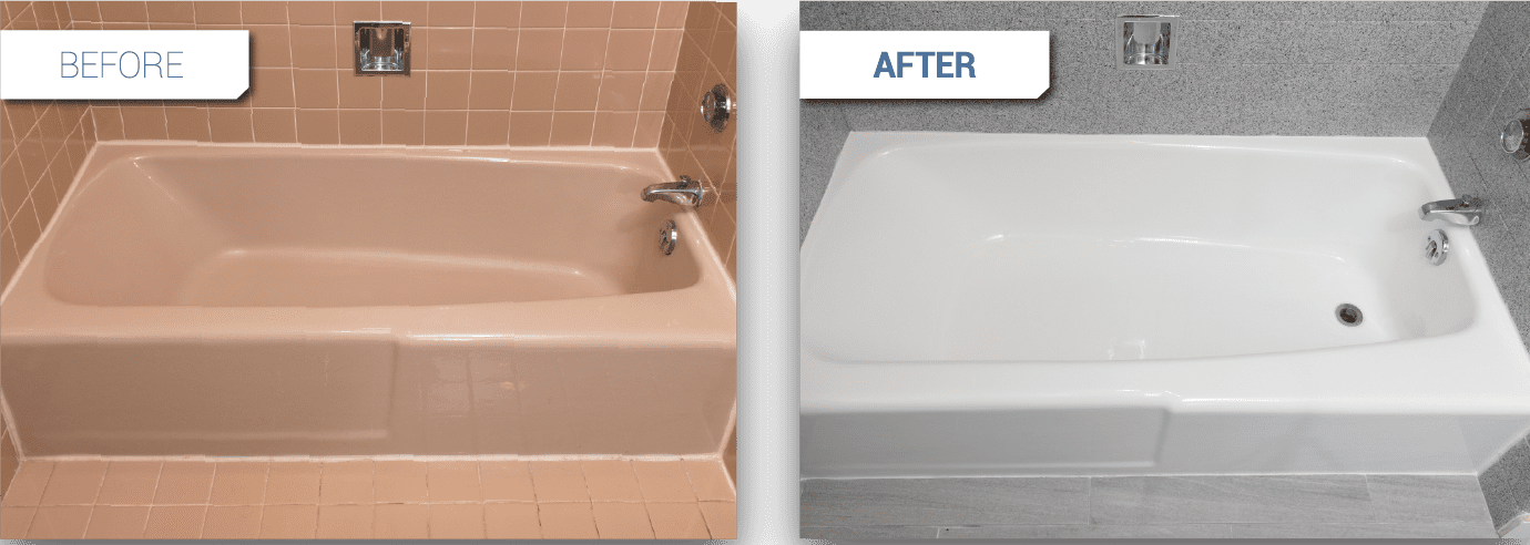 NAPCO Bathroom refinishing Before And After