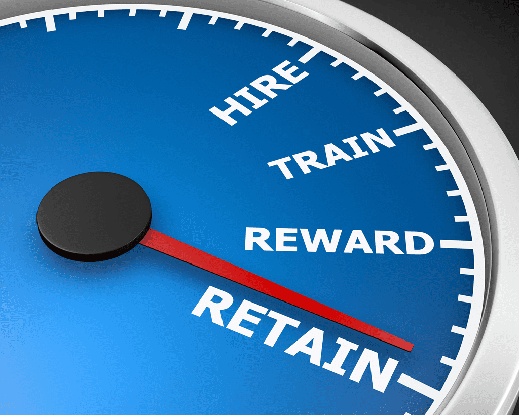 Hire, train, retain