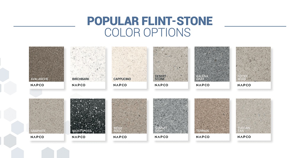 NAPCO Flint Stone Colors NAPCO Flint Stone Colors