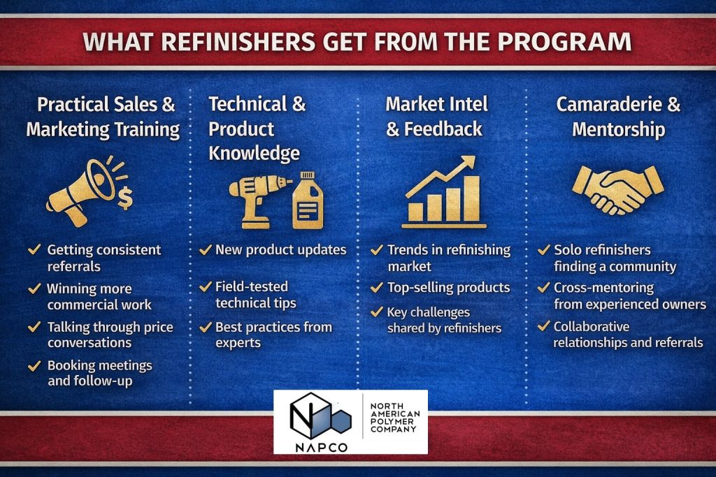 What Refinishers Get from the NAPCO Program What Refinishers Get from the NAPCO Program