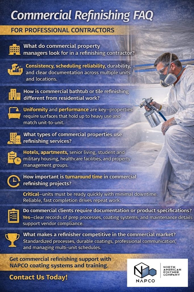 Commercial Refinishing FAQ for Professional Contractors Commercial Refinishing FAQ for Professional Contractors