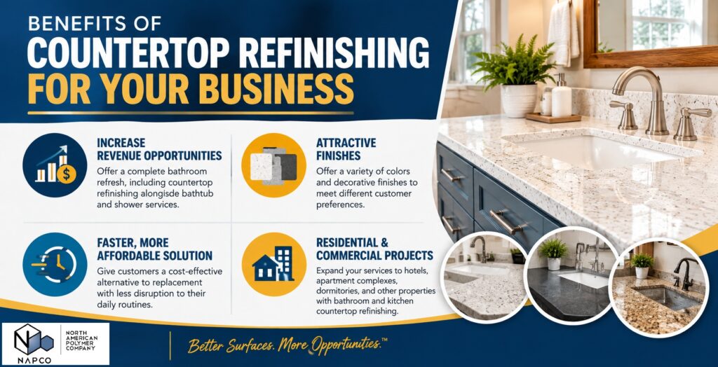 Benefits of Countertop Refinishing for Your Business Benefits of Countertop Refinishing for Your Business